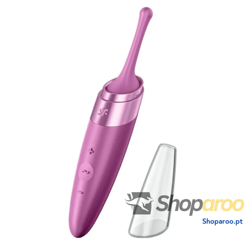 SATISFYER - ESTIMULADOR DE CLITÓRIS TWIRLING DELIGHT ROXO
