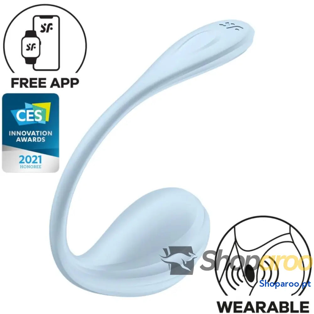 SATISFYER - ESTIMULADOR DE PONTO G DE PÉTALA LISA CÉU AZUL APLICATIVO GRATUITO