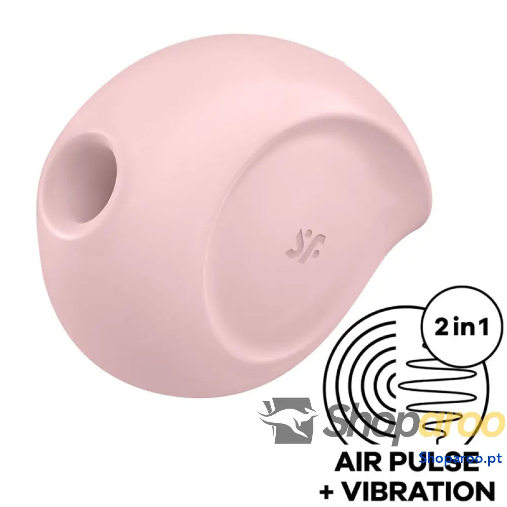 SATISFYER - ESTIMULADOR DE PULSO DE AR SUGAR RUSH E VIBRADOR ROSA