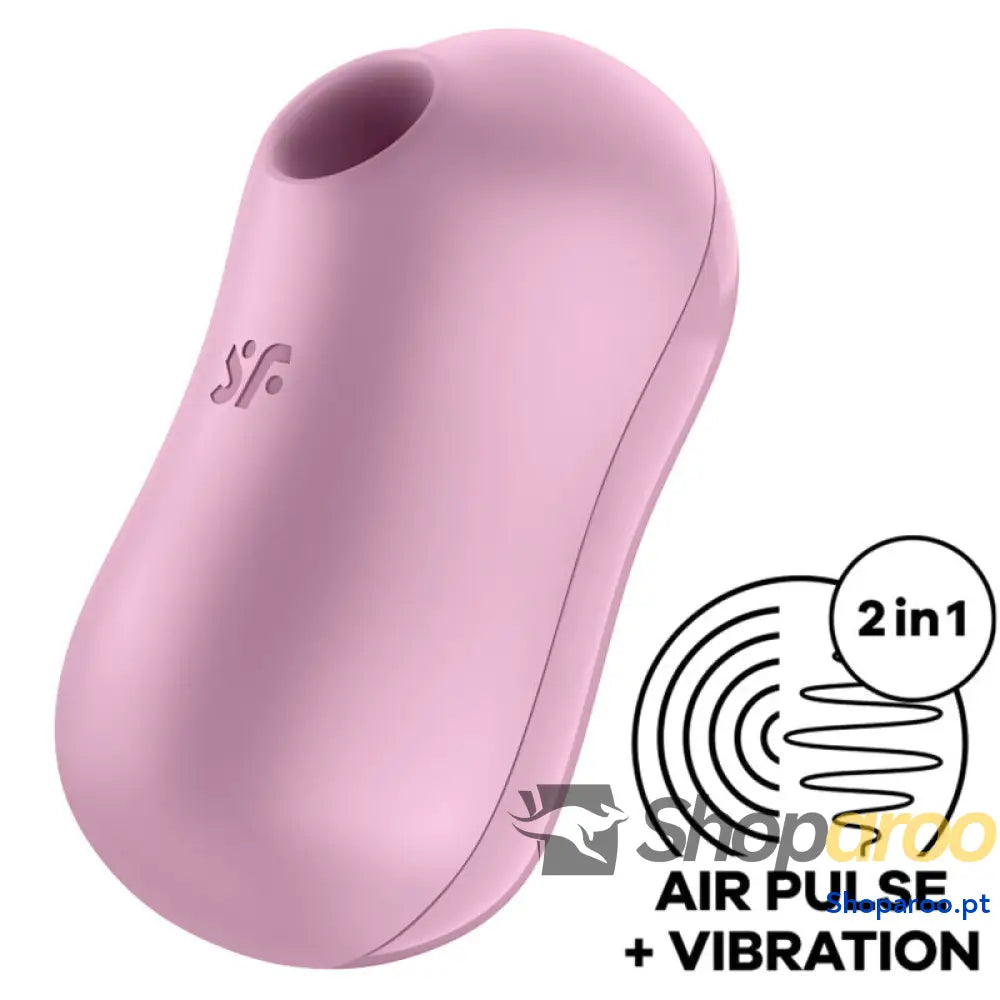 SATISFYER - ESTIMULADOR E VIBRADOR DE PULSO DE AR COTTON CANDY LILÁS