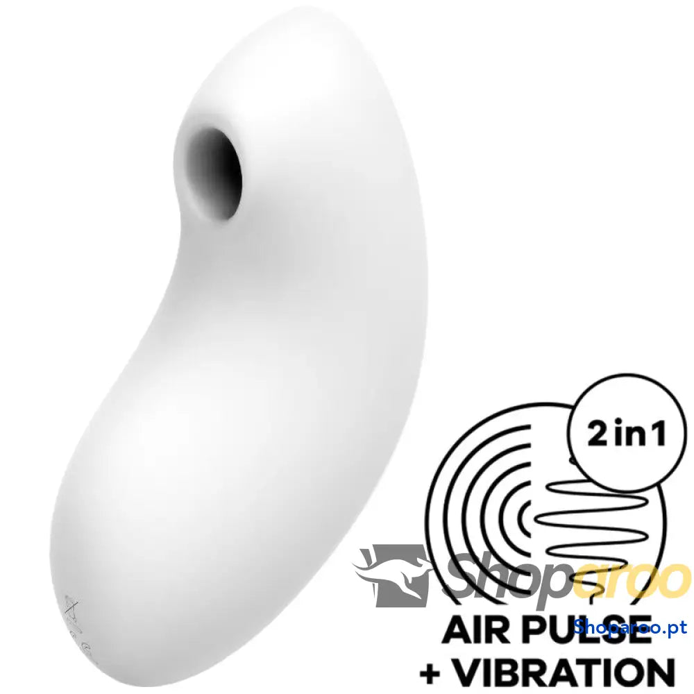 SATISFYER - ESTIMULADOR E VIBRADOR DE PULSO DE AR VULVA LOVER 2 BRANCO