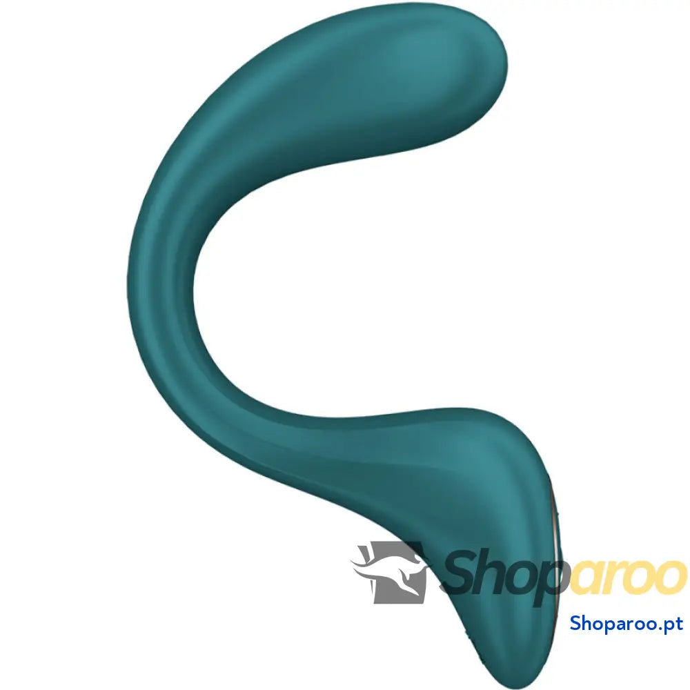 Vibrador SATISFYER G FOR GODDESS 2 VIBRADOR COELHO VERDE com silicone hipoalergênico e motores potentes
