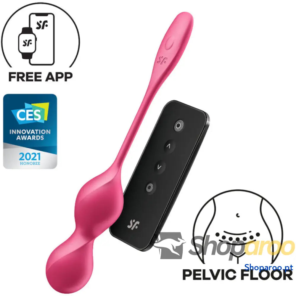 SATISFYER LOVE BIRDS 2 BOLAS DE KEGEL VIBRANTES + APLICATIVO GRATUITO