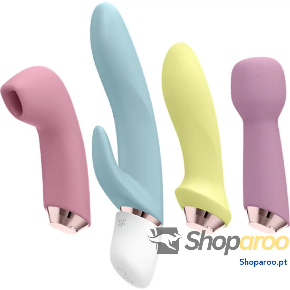 SATISFYER - MARVELOUS FOUR CONJUNTO VIBRADOR E PULSO DE AR