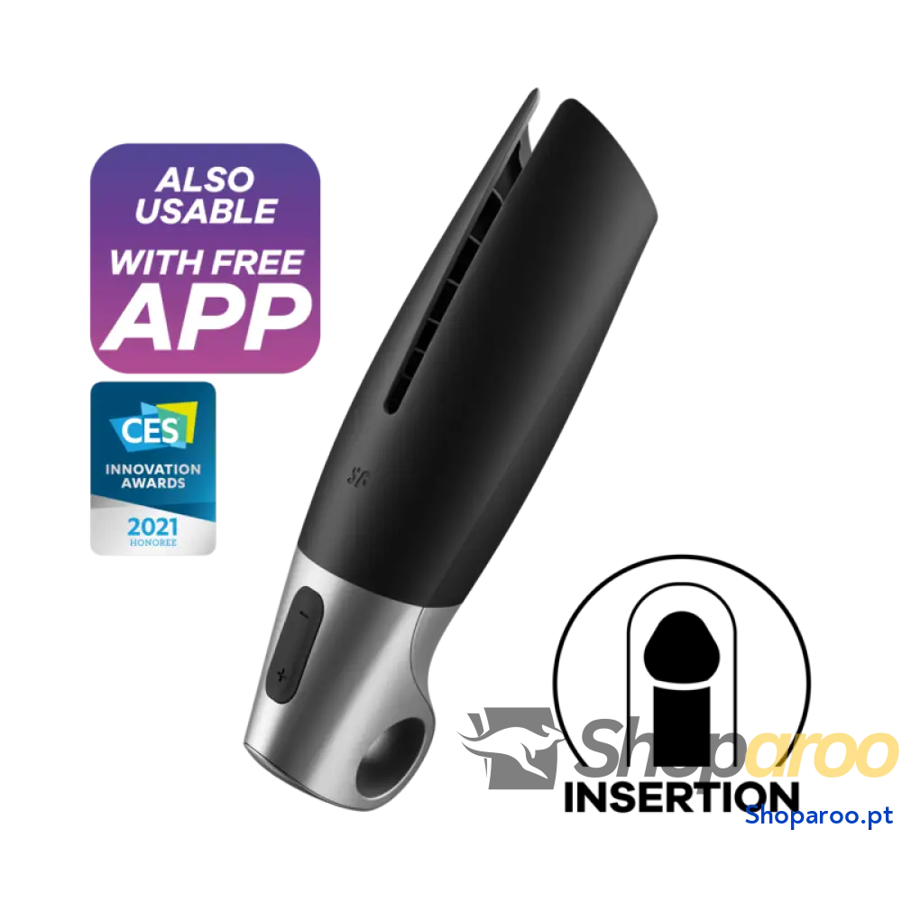 SATISFYER - MASTURBADOR POWER PRETO
