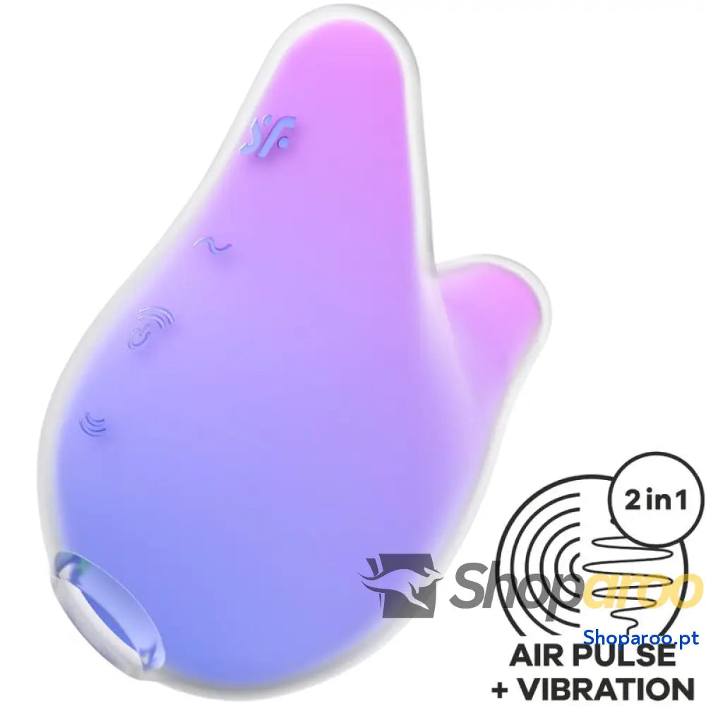 SATISFYER MERMAID VIBES ESTIMULADOR E VIBRADOR VIOLETA ROSA
