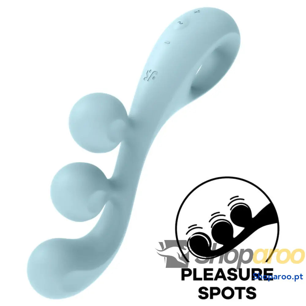 SATISFYER - MULTI VIBRADOR TRI BALL 2 AZUL