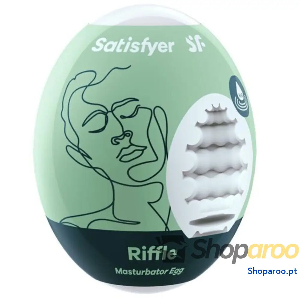 SATISFYER - OVO MASTURBADOR RIFFLE