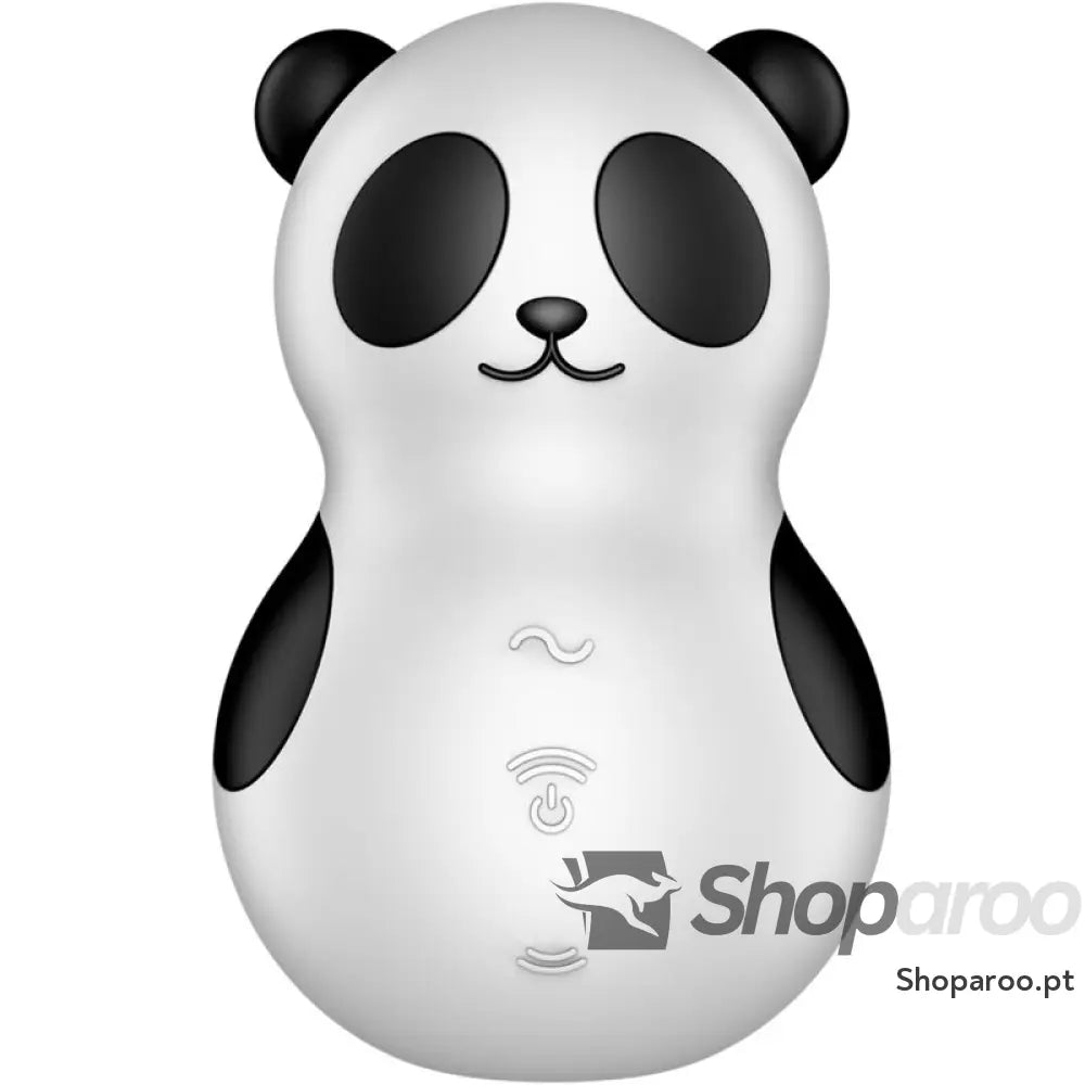 SATISFYER POCKET PANDA ESTIMULADOR E VIBRADOR PRETO BRANCO