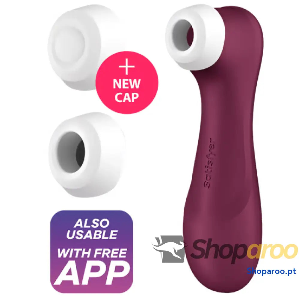 SATISFYER - PRO 2 GENERACIÓN 3 VINHO TINTO BLUETOOTH E APP
