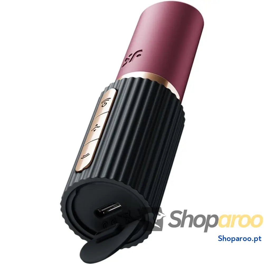 SATISFYER PRO 2 KISS WAVE ESTIMULADOR DE CLITÓRIS GARNET / PRETO