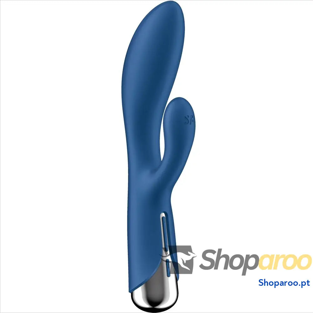 SATISFYER - SPINNING COELHO 1 CLITÓRIS E ESTIMULAO G-SPOT AZUL