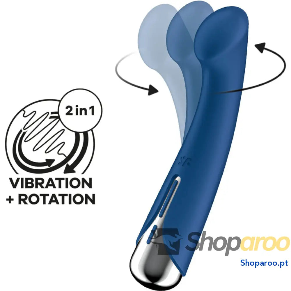 SATISFYER SPINNING G SPORT 1 VIBRADOR ROTATOR AZUL
