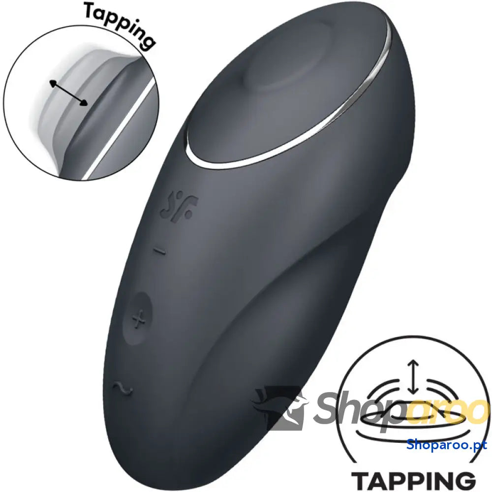 SATISFYER - TAP & CLIMAX 1 VIBRADOR LAY-ON PRETO