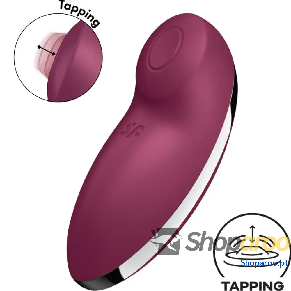 SATISFYER TAP & CLIMAX 2 VIBRADOR ESTIMULADOR VERMELHO