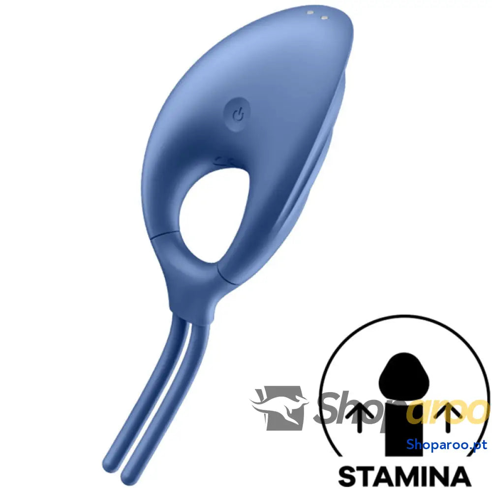 SATISFYER - VIBRADOR DE ANEL ESPADADISTA AZUL