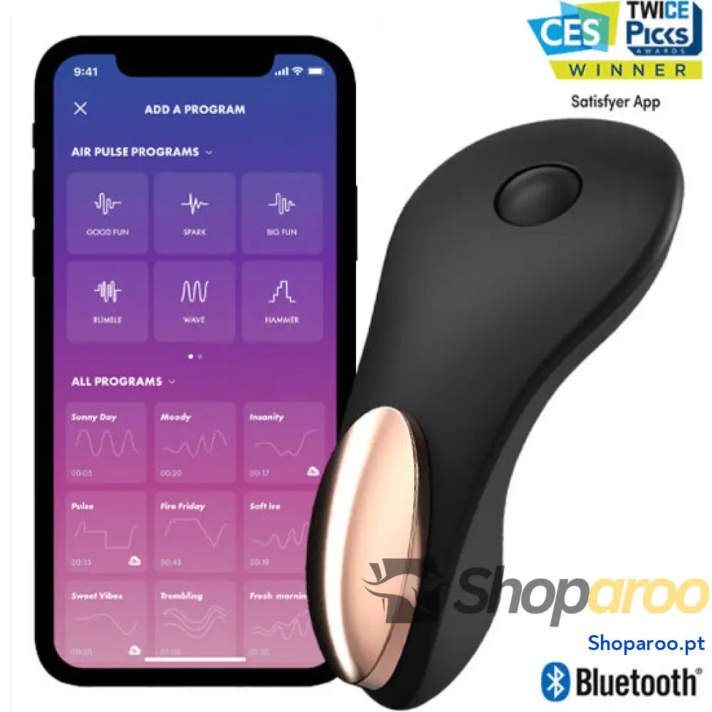 SATISFYER - VIBRADOR DE CALAS PEQUENO SECRETO