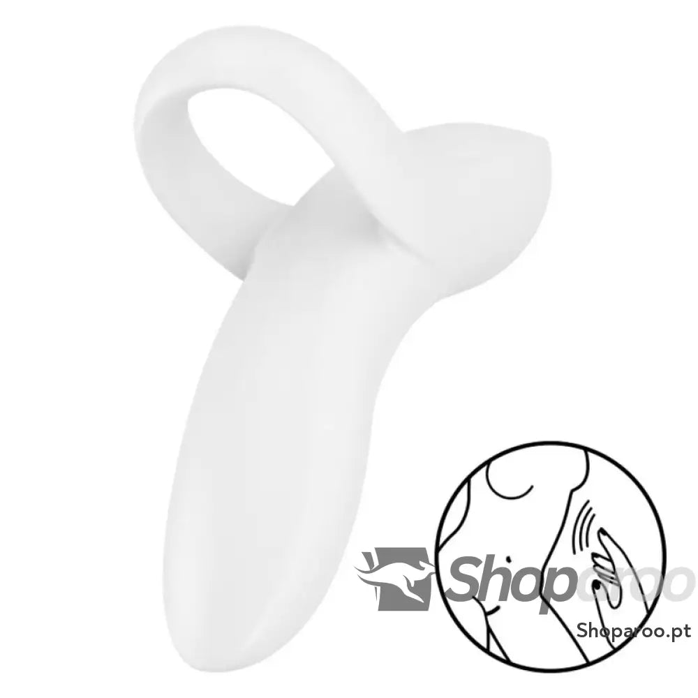 SATISFYER - VIBRADOR DE DEDO BOLD LOVER BRANCO
