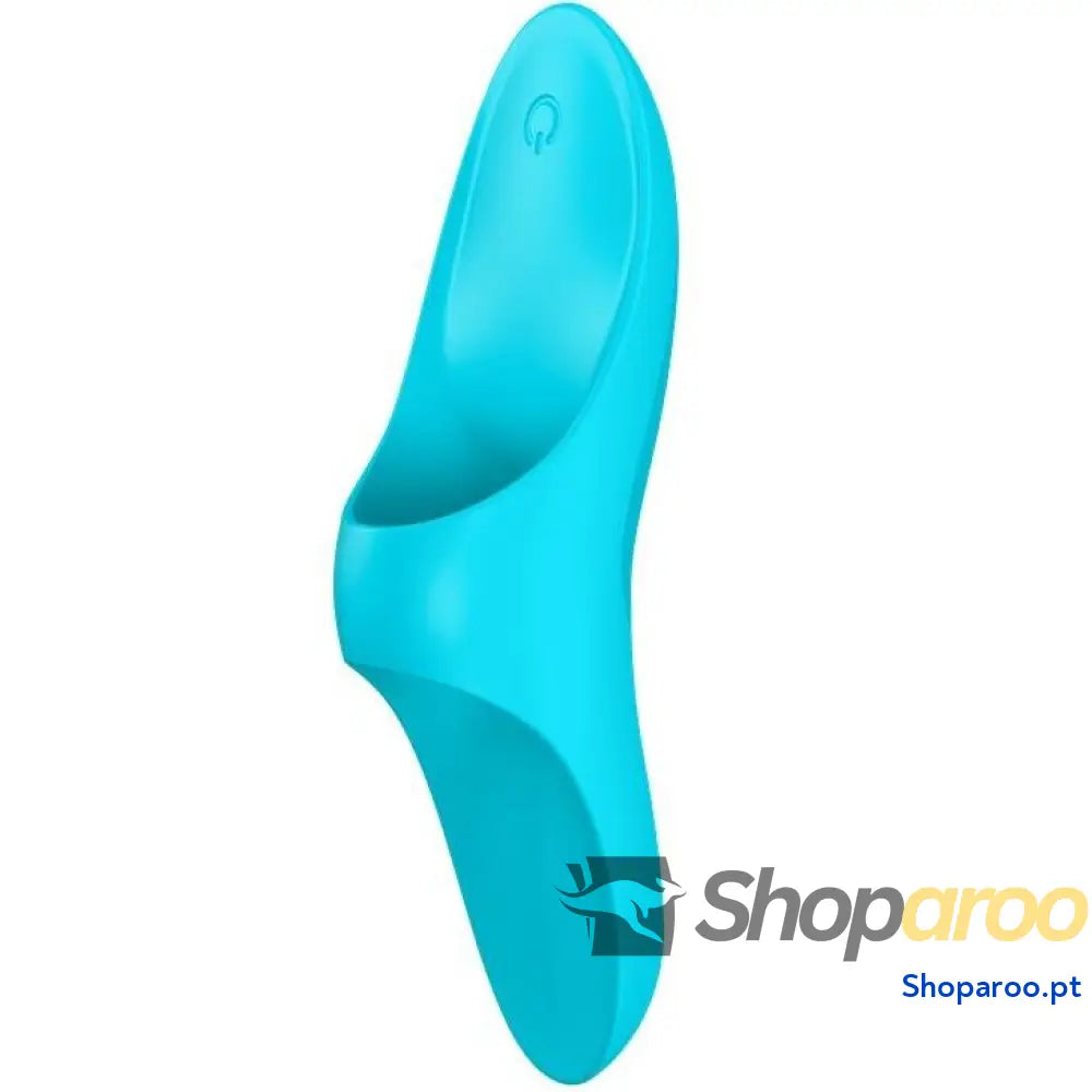 SATISFYER - VIBRADOR DE DEDO TEASER LUZ AZUL