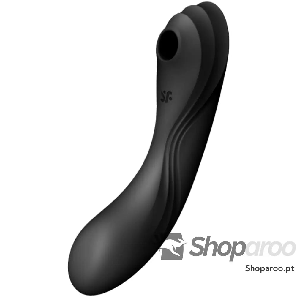 SATISFYER - VIBRADOR DE PULSO DE AR CURVY TRINITY 4 PRETO