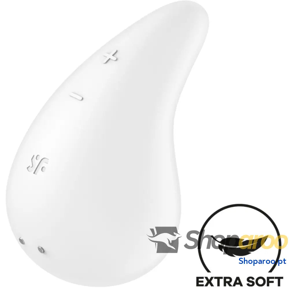 SATISFYER - VIBRADOR DEW GOTA LAY-ON BRANCO