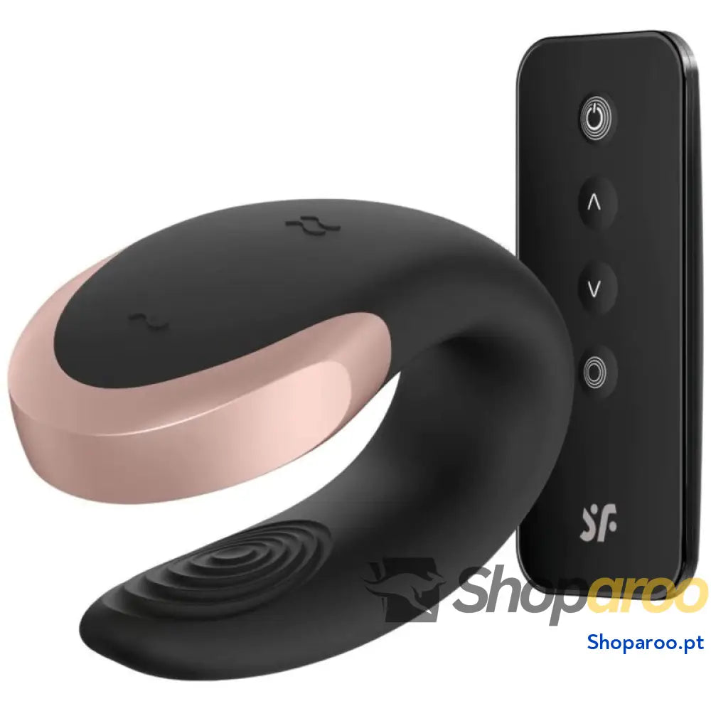 SATISFYER - VIBRADOR DOUBLE LOVE LUXURY PARTNER PRETO