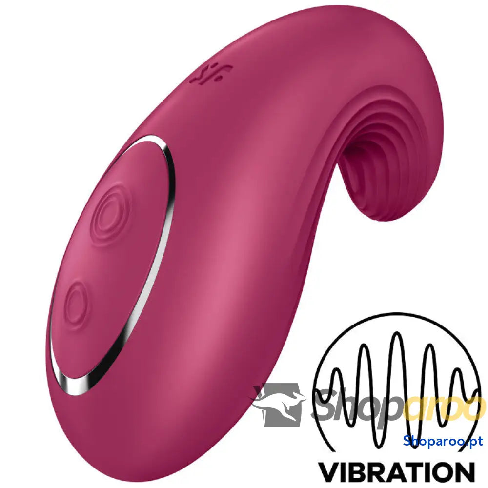 SATISFYER - VIBRADOR LAY-ON DIPPING DELIGHT VERMELHO