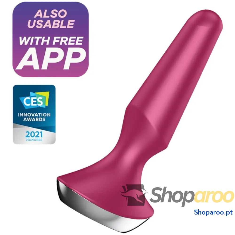 SATISFYER - VIBRADOR PLUG ILICIOUS 2 PLUG BERRY