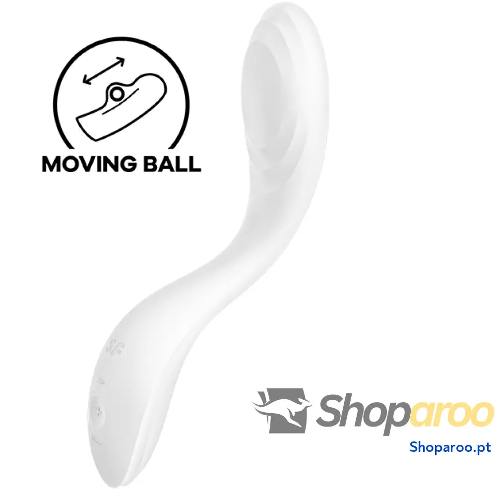 SATISFYER - VIBRADOR RRROLLING PLEASURE GSPOT BRANCO