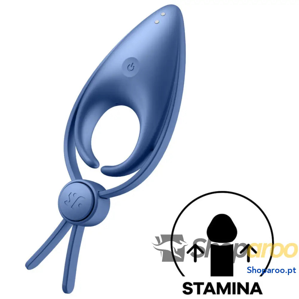 SATISFYER - VIBRADOR SNIPER RING AZUL