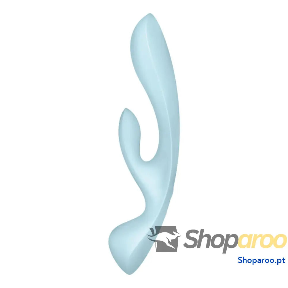 SATISFYER - VIBRAO HÍBRIDA TRIPLE OH AZUL