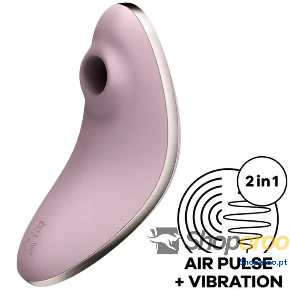 SATISFYER - VULVA LOVER 1 ESTIMULADOR E VIBRADOR DE PULSO DE AR VIOLETA