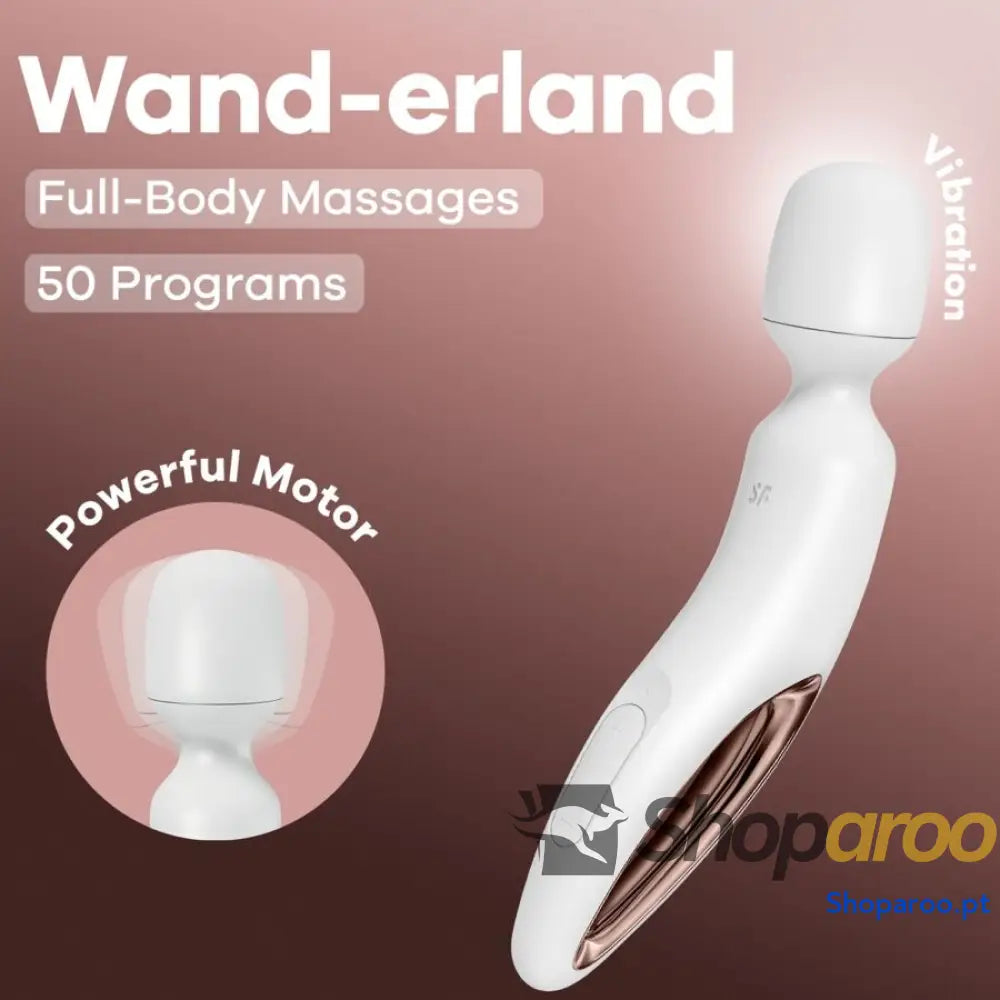SATISFYER - WAND ERLAND MASSAJADOR VIBRATÓRIO BRANCO