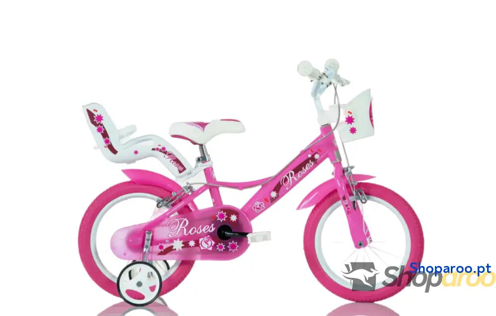 SCH Bicicleta rosas infantis menina