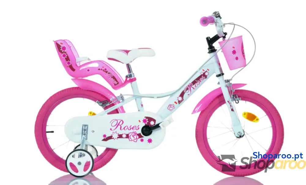 SCH Bicicleta rosas infantis menina