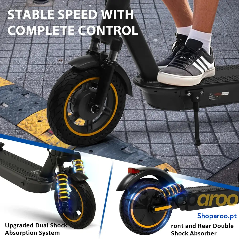 Scooter elétrica AOVOPRO para adultos com APP e motor potente