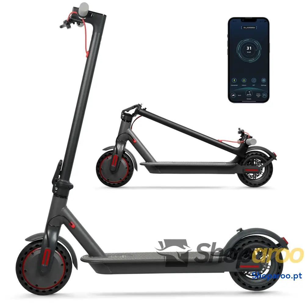 Scooter elétrica AOVOPRO para adultos com APP e motor potente