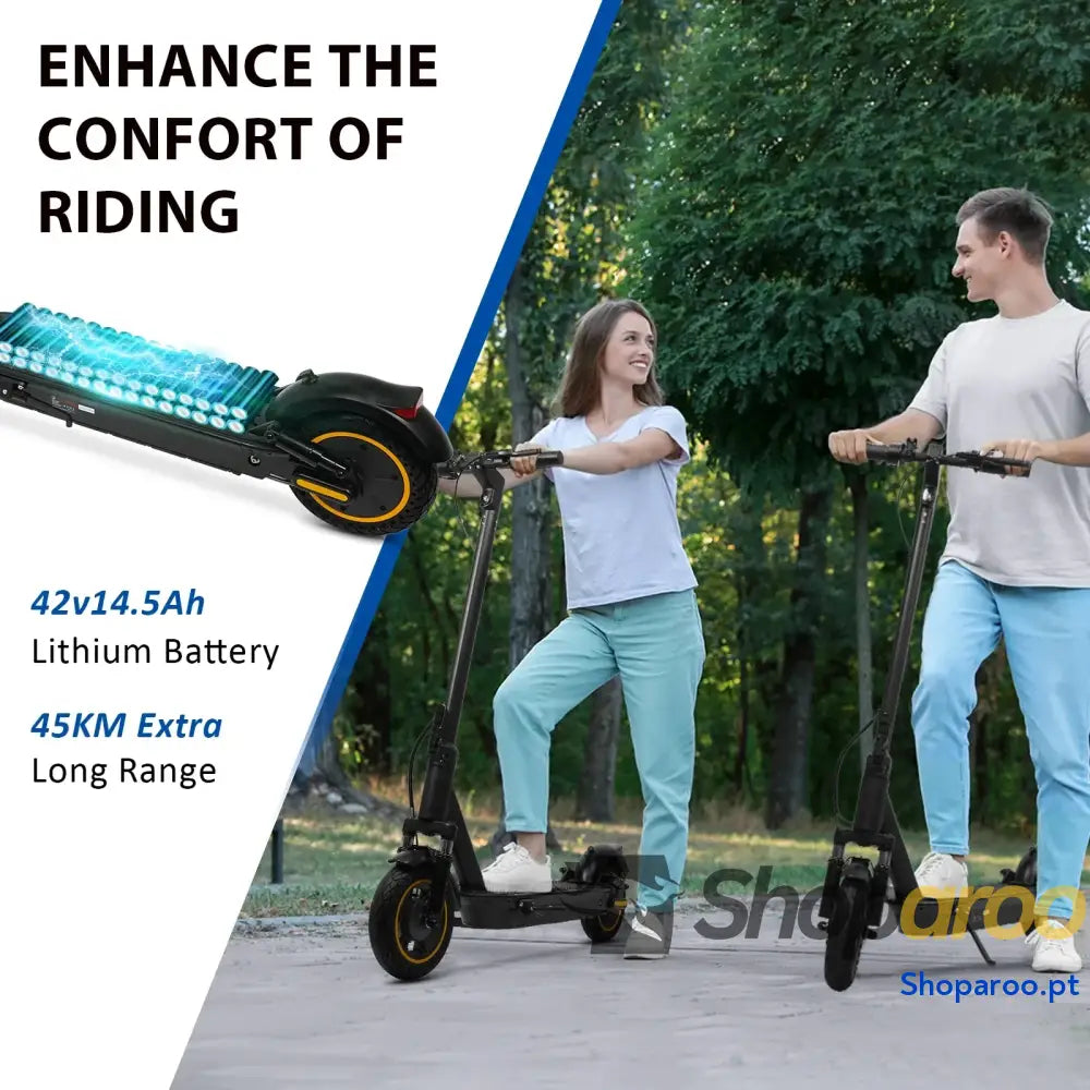 Scooter elétrica AOVOPRO para adultos com APP e motor potente