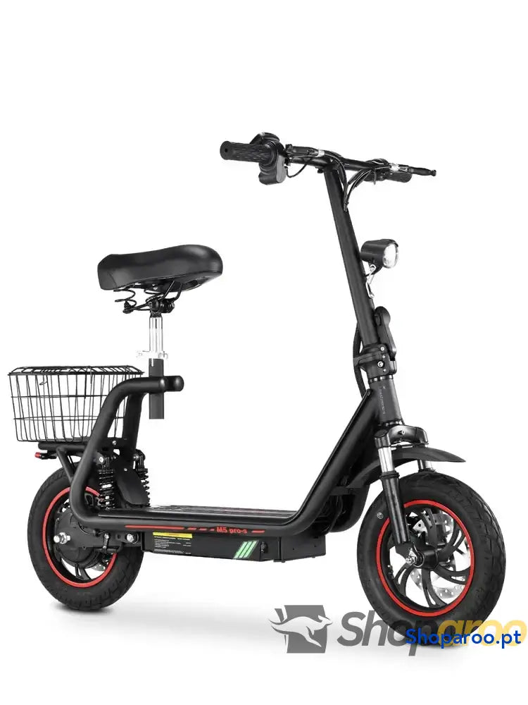 Scooter Elétrica Honey Whale M5 Pro-S Urbana 500W 48V 13AH 12 Polegadas