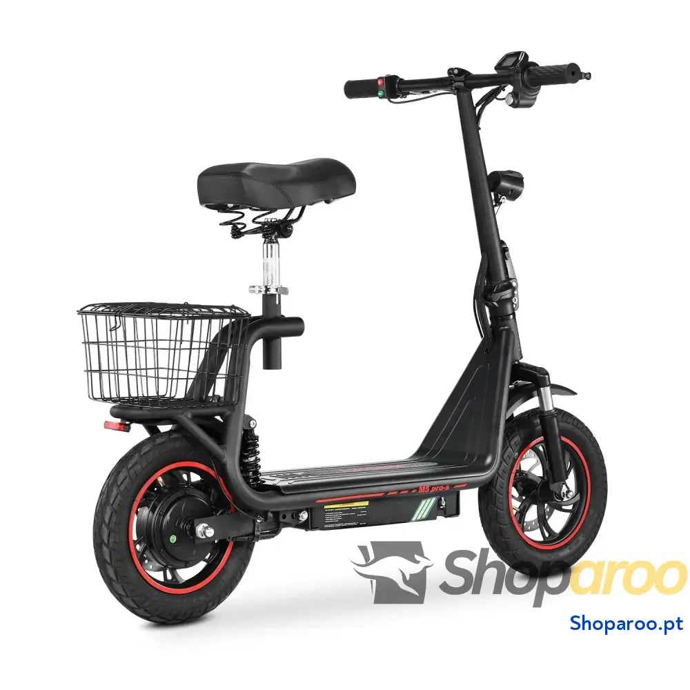 Scooter Elétrica Honey Whale M5 Pro-S Urbana 500W 48V 13AH 12 Polegadas