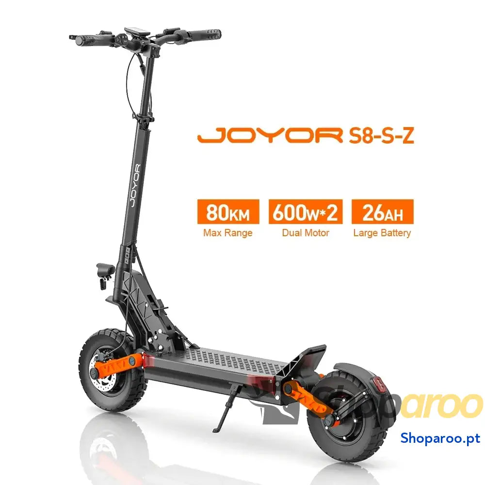 Scooter elétrica Joyor S8-S-Z com motor duplo e bateria 48V 26Ah