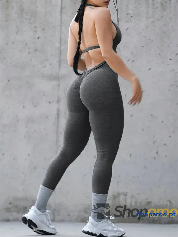 Seamless Active Workout Jumpsuit