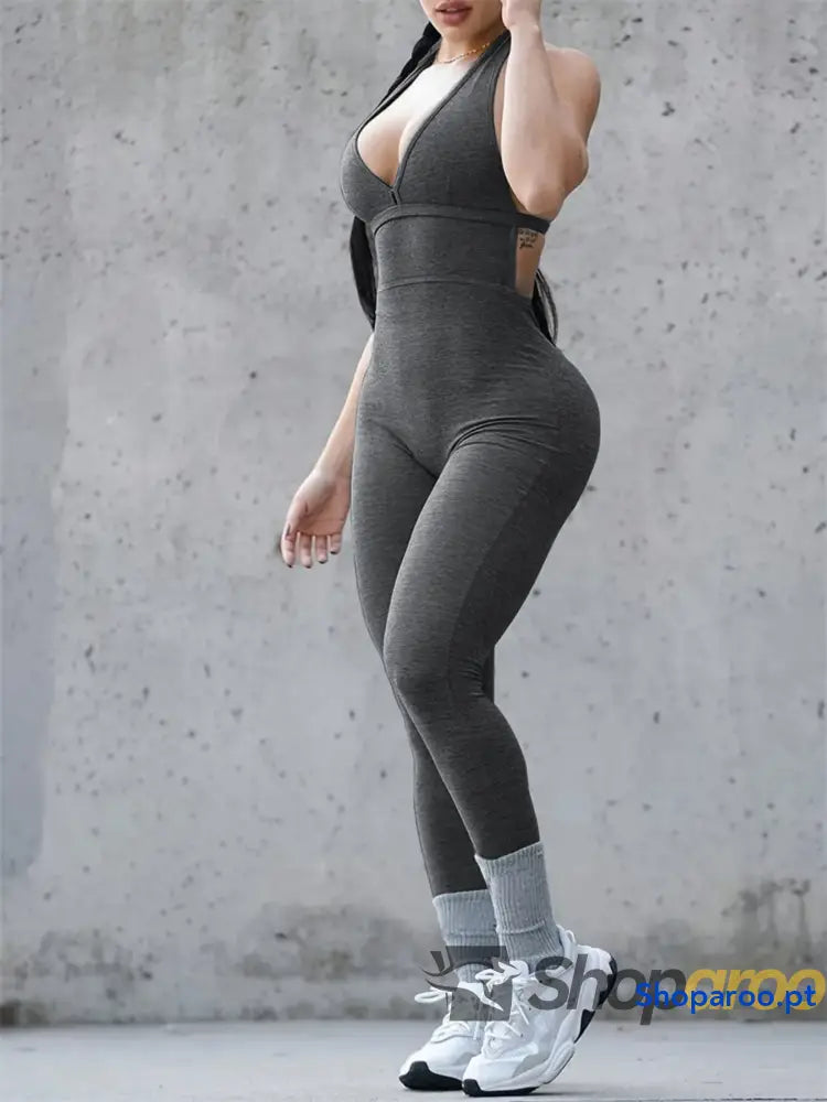Seamless Active Workout Jumpsuit