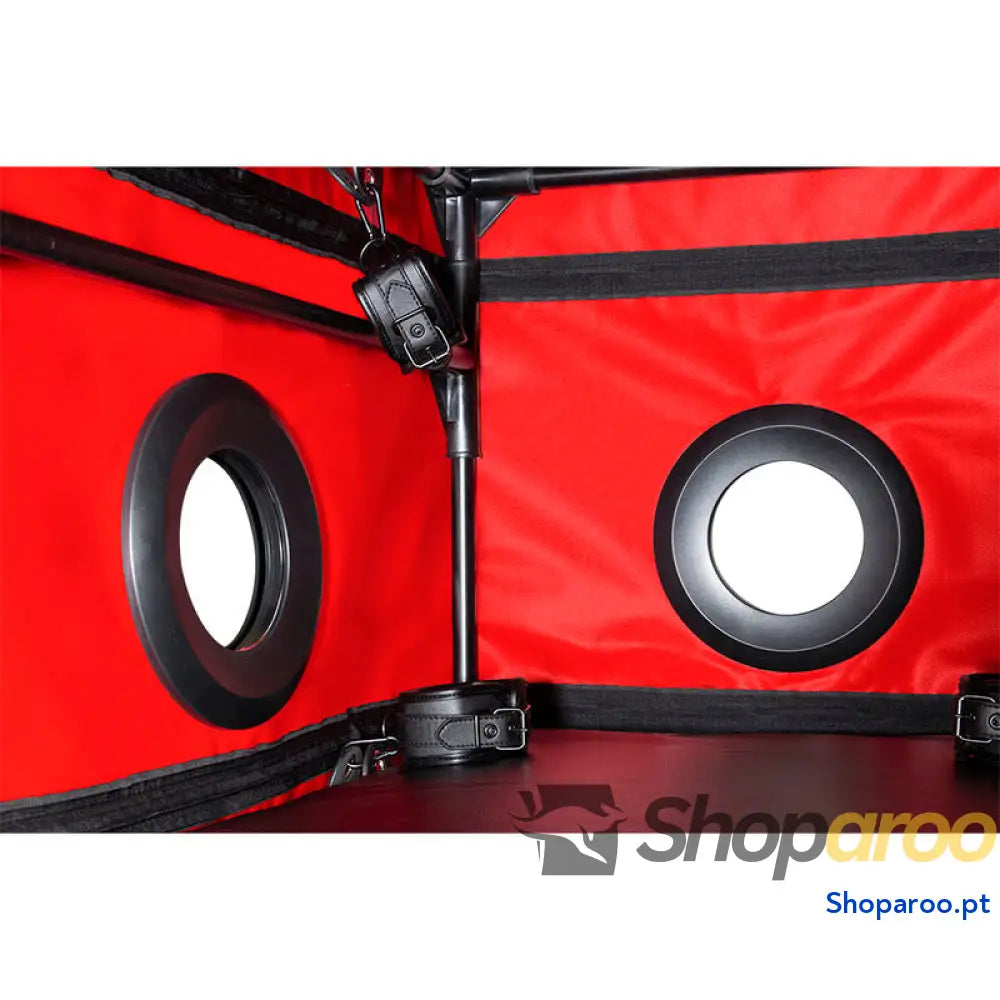 SECRET DOME - KINK CLUB LA NICHE CABIN PRETO E VERMELHO