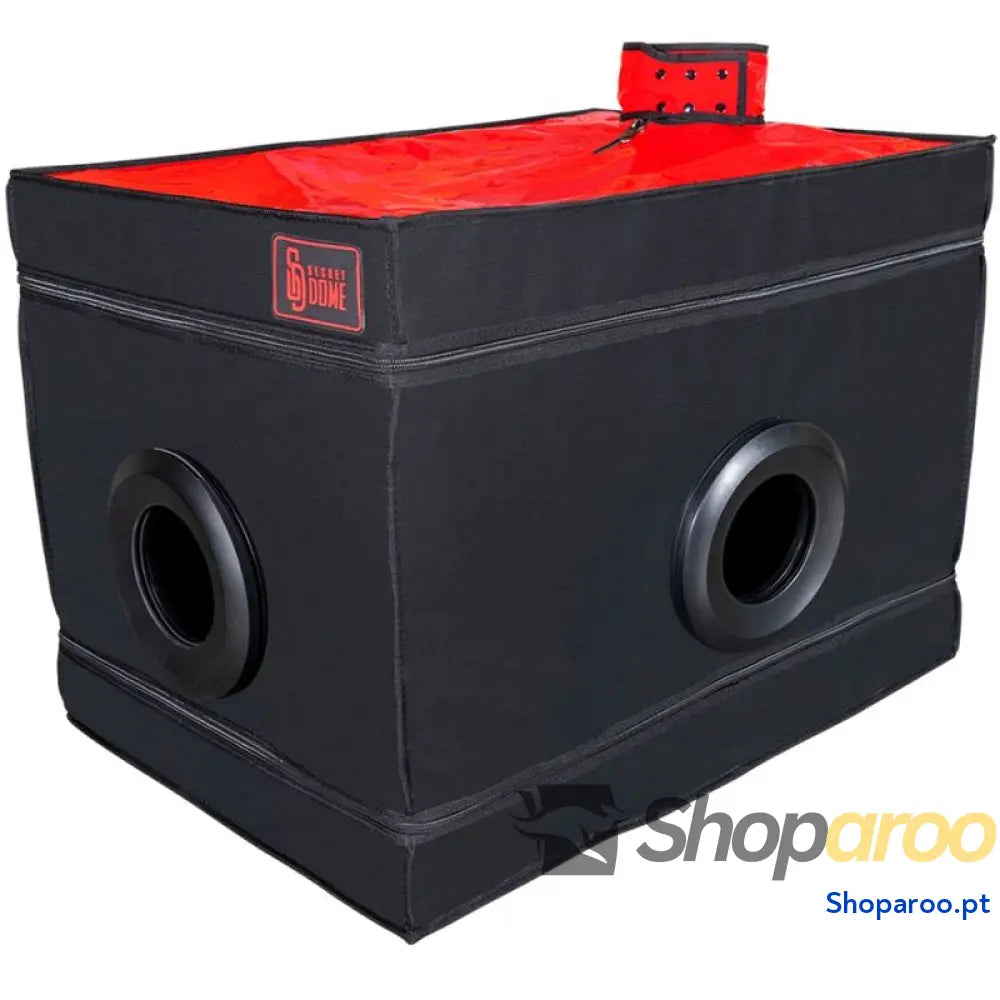 SECRET DOME - KINK CLUB LA NICHE CABIN PRETO E VERMELHO