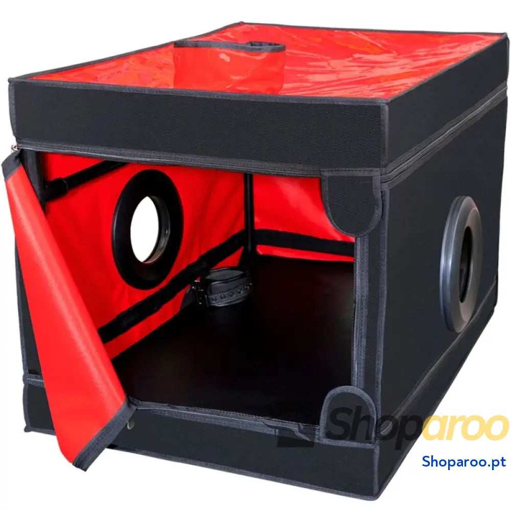 SECRET DOME - KINK CLUB LA NICHE CABIN PRETO E VERMELHO