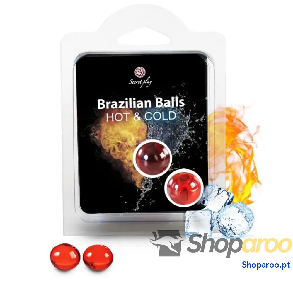 SECRETPLAY - BOLAS BRASILEIRAS EFEITO CALOR E FRIO 2 UNIDADES