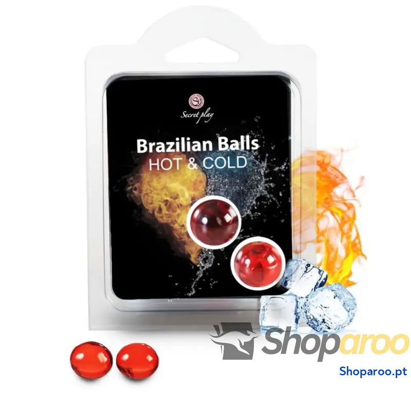 SECRETPLAY BOLAS BRASILEIRAS EFEITO CALOR E FRIO 2 UNIDADES