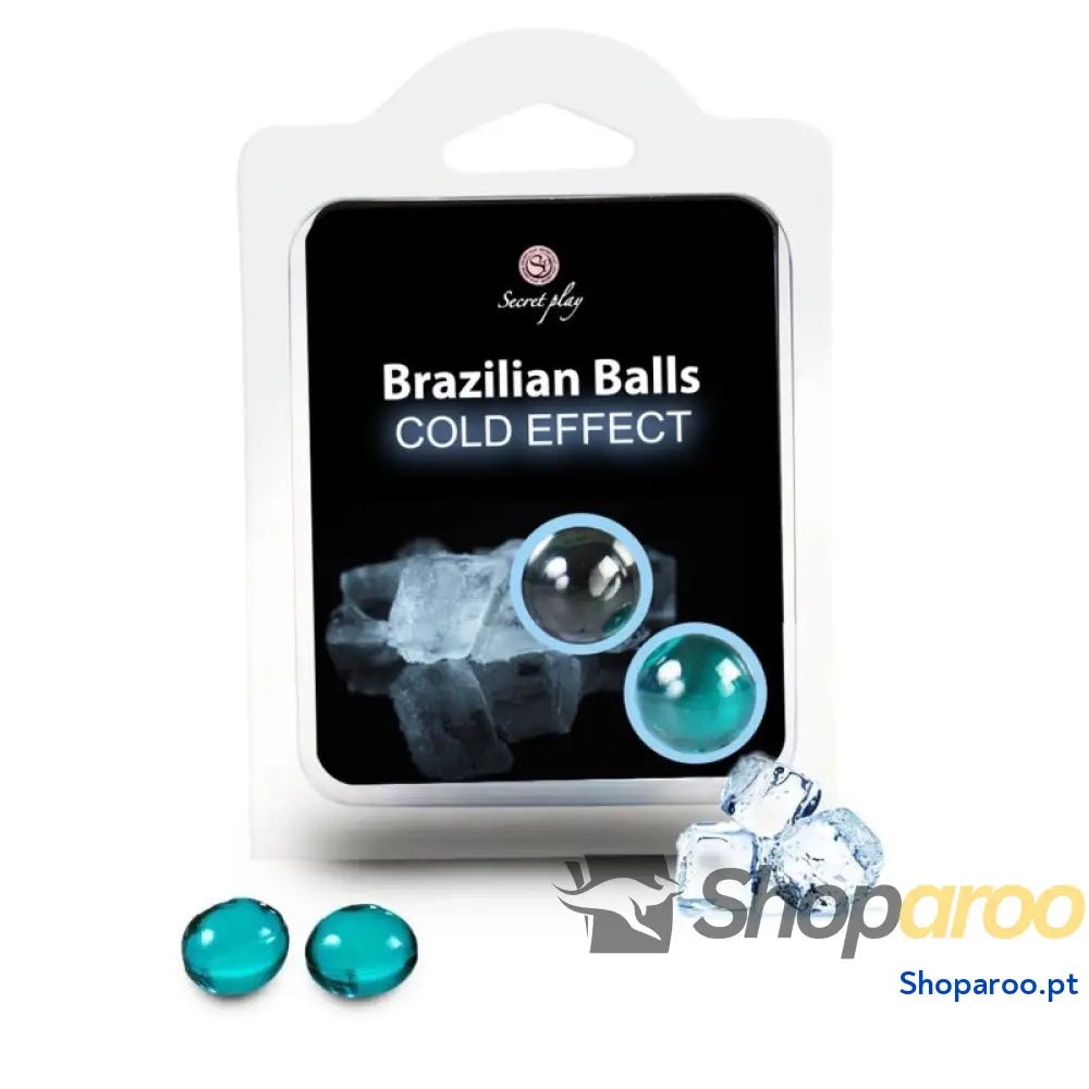 SECRETPLAY BOLAS BRASILEIRAS EFEITO FRIO 2 UNIDADES