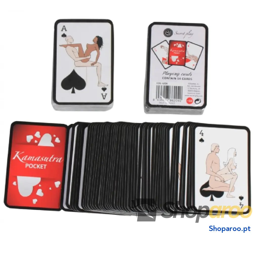 SECRETPLAY CARTAS DE JOGO KAMASUTRA BOLSO (ES/EN/PT/IT/FR/DE)